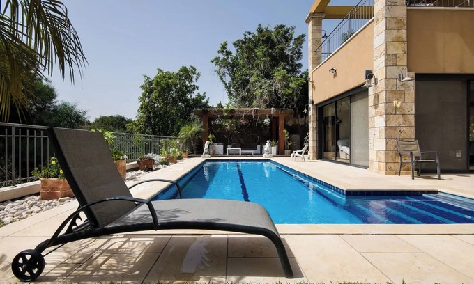 Caesarea House | Stunning villa for family vacation. Private pool. Pet friendly.
