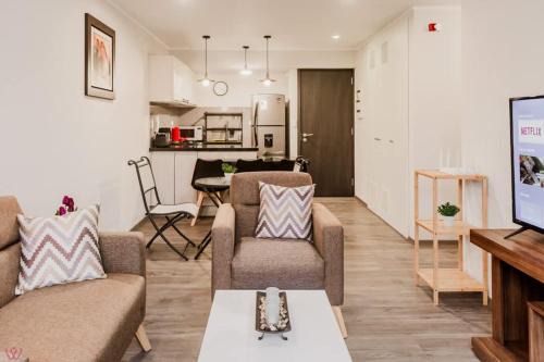 San Eugenio Apartment | Stylish 2BR Apartment Balcony View