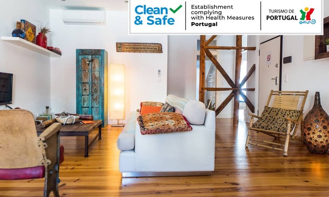 Sao Jose Apartment | Stylish 2BR Lisbon Apartment · Top Floor · Near Av. da Liberdade · AC & WiFi