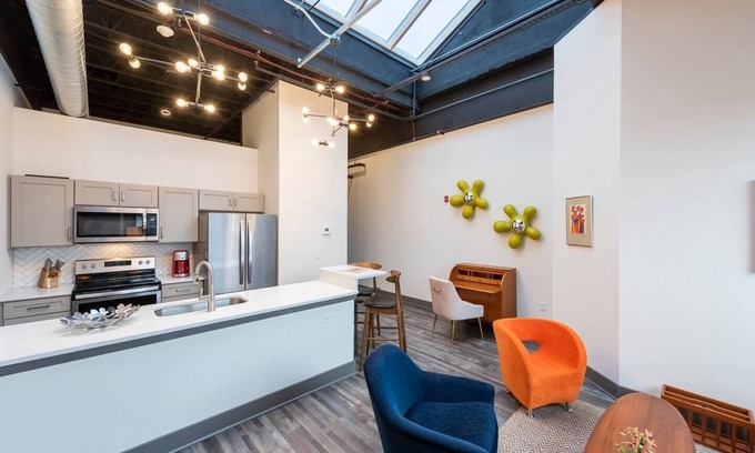 Downtown Rochester Apartment | Stylish Mid-Century Modern Executive Apartment