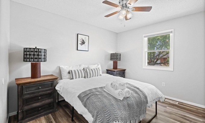 Joplin House | Stylish Rancher in Quiet, Tree Lined Neighborhood.