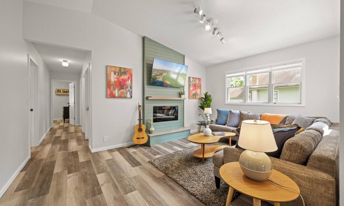 White Bear Lake House | Stylish, serene 4-bedroom house with fenced yard in popular White Bear Lake