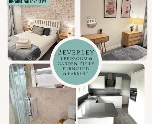 Beverley House | Stylish spacious home in Beverley Families, Contractors, Long stay welcome