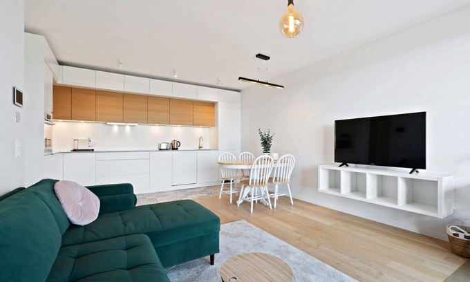 Gasperich Apartment | Stylish Stay in w/Kitchen, Parking & Essentials