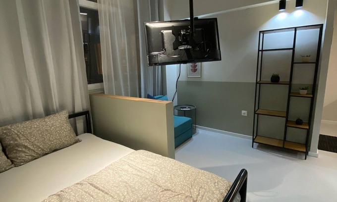 Vardaris Apartment | Stylish Urban Rental Unit With Private Entrance #E1