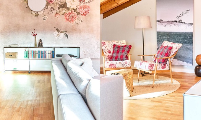 Uebersee Apartment | Stylish vacation apartment, 75sqm for 2 people on Lake Chiemsee