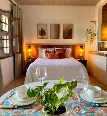 Japaratinga House | Suíte frente mar com cozinha e quintal pés na areia