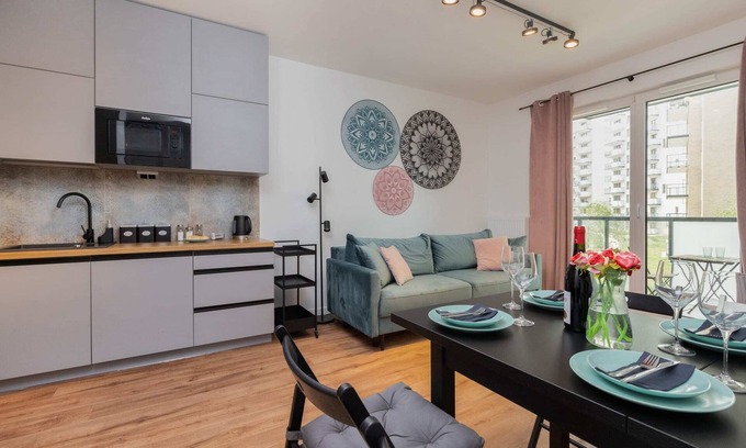 Nowy Port Apartment | Sucha 39B | Gdańsk Apartment | Sauna | Gym