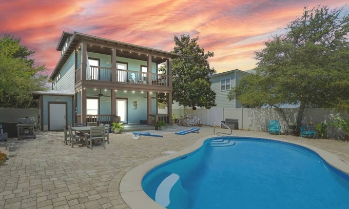Village of Sugar Beach House | Sugar Hill Hang-Pool, Golf Cart, Dogs OK, Sleeps 12