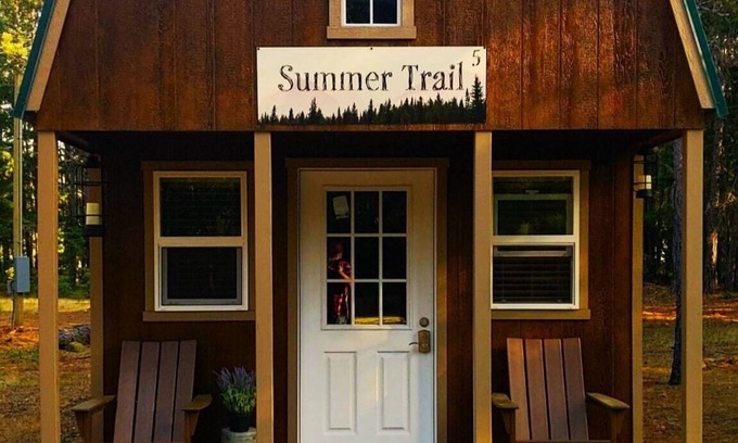 Cave Junction Cabin | Summer Trail Cabin 5 - Restrooms and Showers are only a short walk away.