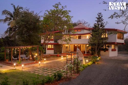 Alibaug Villa | Sun N Sky by StayVista - Poolside villa with chic interiors, lawn & gazebo