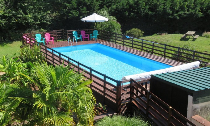 Abilly House | Sunny gite with large private garden, shared heated pool for the perfect holiday