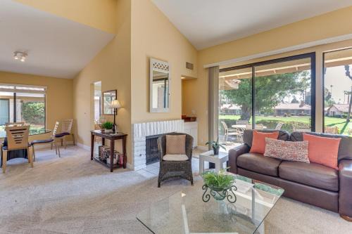 Palm Desert Apartment | Sunny Pad with Patio and Pool Access in Palm Desert!