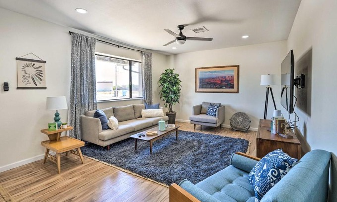 Deer Valley House | Sunny Phoenix Home with Pool and Backyard Oasis!