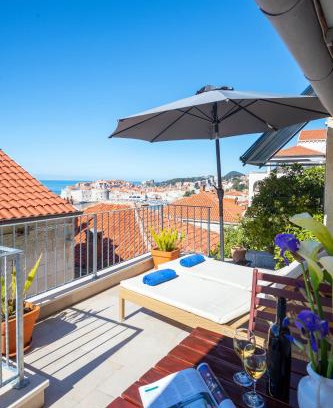 Municipality of Dubrovnik Apartment | Sunset over the Dubrovnik's Old Town