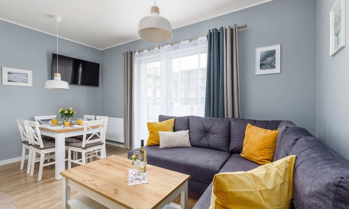 Grzybowo Apartment | Sunset Resort 100A | Trendy Apartment | Parking