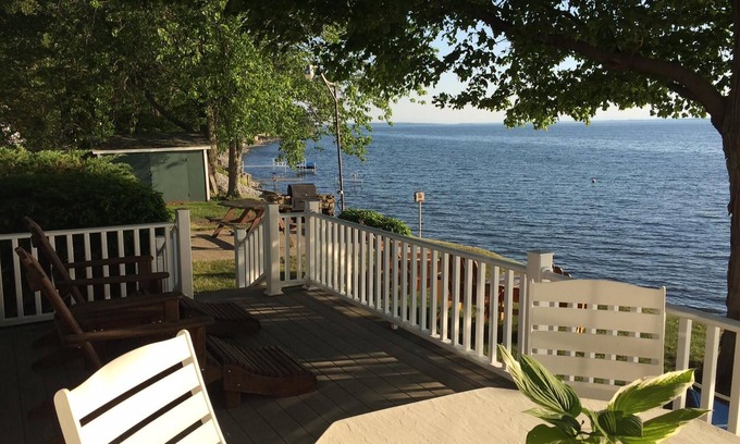 Swanton House | Sunsets over Lake Champlain