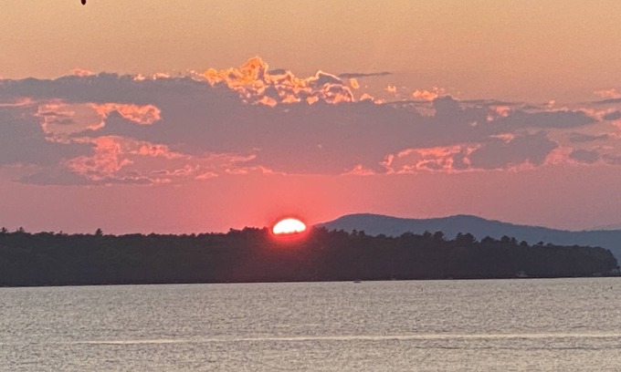 Standish House | Sunsets over Sebago Lake