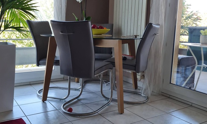 Echirolles Apartment | Superb APPARTEMENT 2 Pers/180° mountain view/Commanderie Échirolles