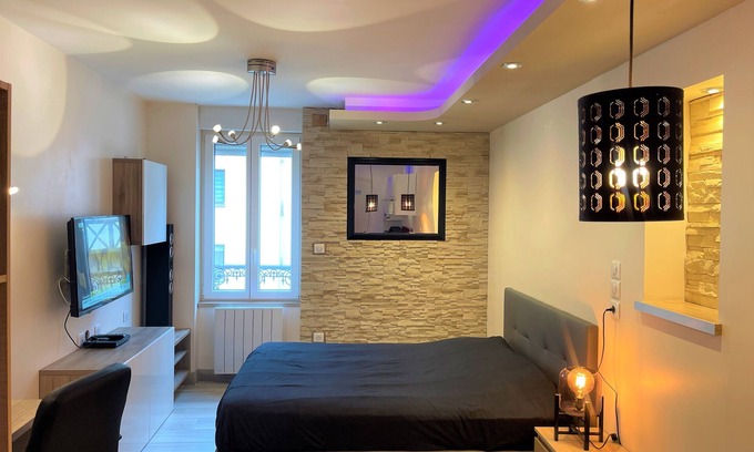 Montlucon Apartment | Superb furnished and equipped Studio in the heart of downtown in secure residence
