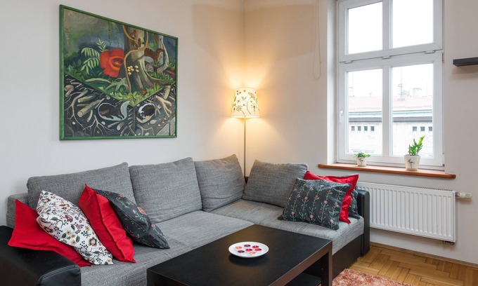 Kazimierz Apartment | Superb loft in artistic district, AC, sleeps 5
