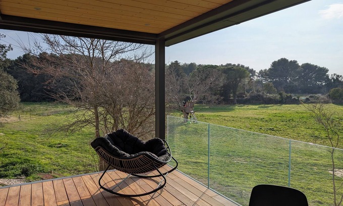 Istres Apartment | Superb new T2 - 5min from town center - meadow view