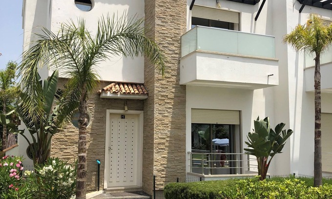Skhirat Plage Villa | Superb Triplex villa in Skhirat in beautiful secure residence swimming pools air games