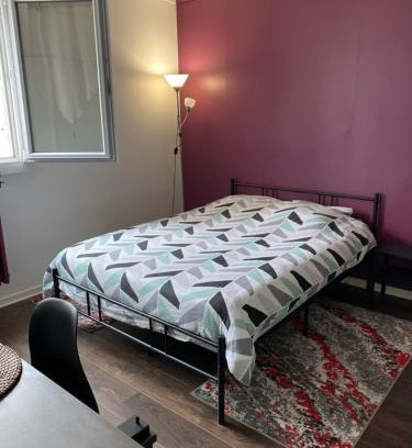 Vandoeuvre-les-Nancy Apartment | Superbe Chambre parentale avec salle de bains privée et WC privés, wifi, cuisine