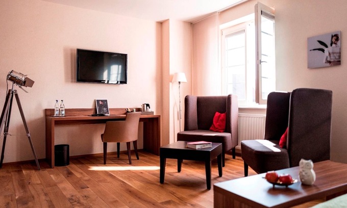 Loerrach Apartment | Superior Doppelzimmer mit Stadtblick
