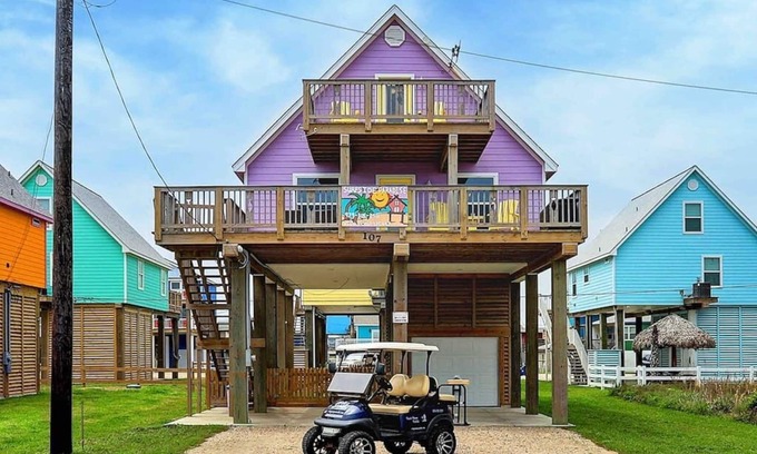 Surfside Beach House | 🌴Surfside Paradise#3-amazing views,golfcart🌴
