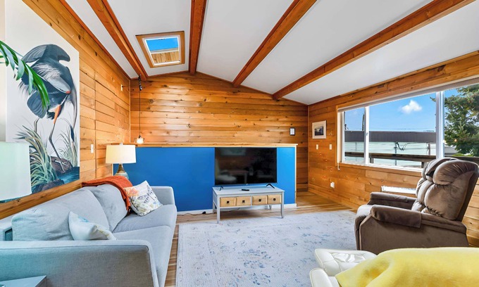 Birch Bay Apartment | Sweeping view of Birch Bay from 2nd story apt.