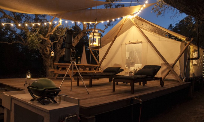 Lizzanello RV Rental | T - Luxury Tent is a new beautiful idea, recently built with all comfort