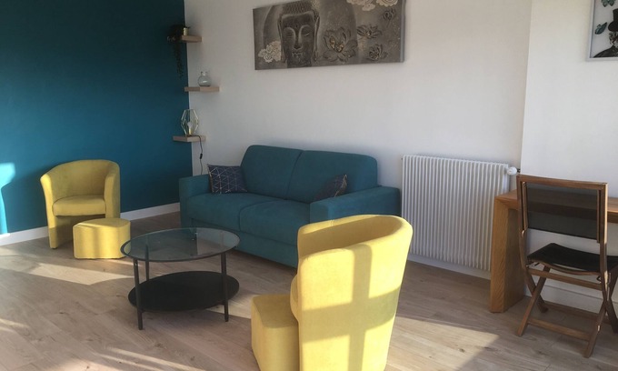 Gloriette - Feydeau Apartment | T2 42 m2 hyper center on the Loire with parking