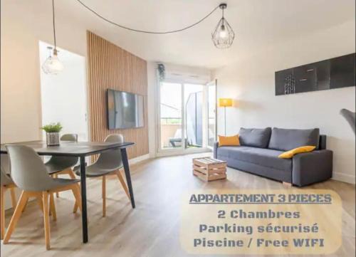 Purpan Apartment | *T3*Toulouse Purpan+Parking+Piscine