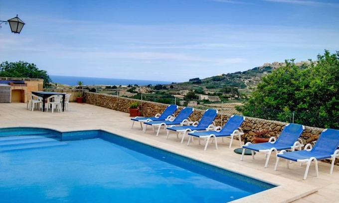 Ghasri House | Ta Tonina - Amazing situated poolvilla with large terrace for max 6 persons