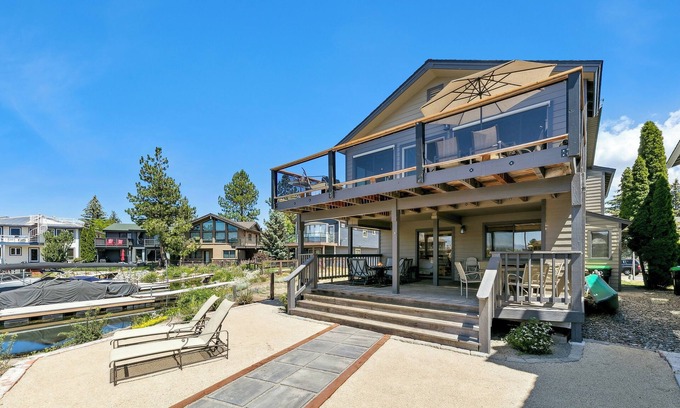 Tahoe Keys House | Tahoe Keys Dream: Pets, BBQ, Boat Dock, Pools