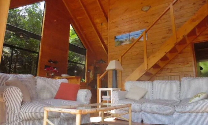 Tairua House | Tairua Treetops - cosy home with stunning views and hot tub