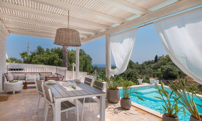 Polignano a Mare House | TD Casa Fusella with Panoramic Pool and sea view