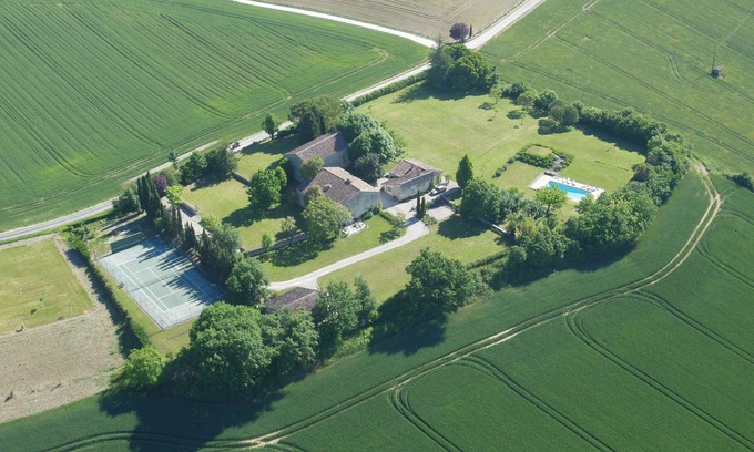 Marsolan House | Templar Commandery (12th Century), 7 bedrooms, tennis pool, chapel