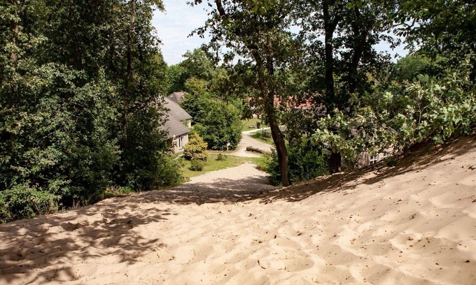 Uden RV Rental | Tent Lodge With Sanitary Facilities at the Bedafse Bergen - Campsite