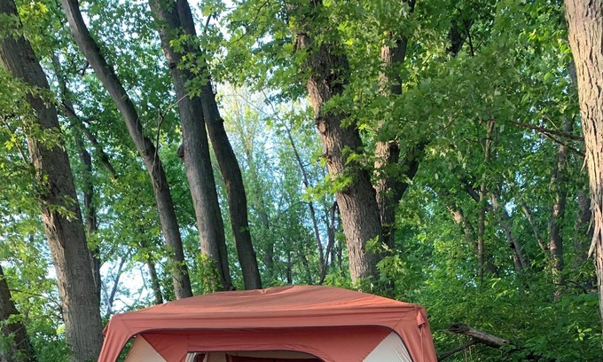 Litchfield RV Rental | Tentrr Signature Site - Normanton Farms - Coleman Outfitted Site