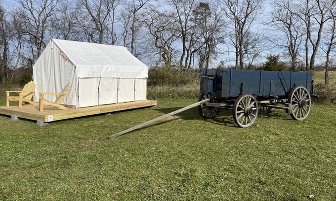 Keymar RV Rental | Tentrr Signature Site - Blackwell Wood Farm