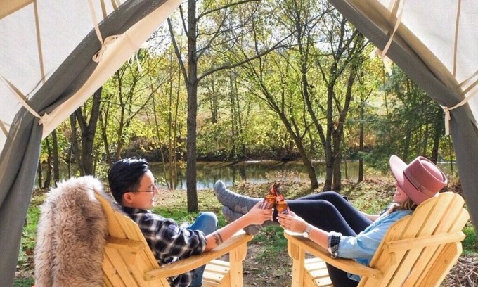 Staunton RV Rental | Tentrr Signature Site - Honeysuckle Hideaway