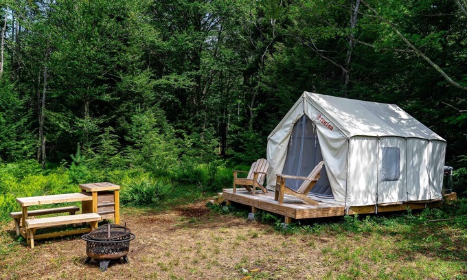Davis RV Rental | Tentrr State Park Site - WV Blackwater Falls State Park - Site E - Single Camp "