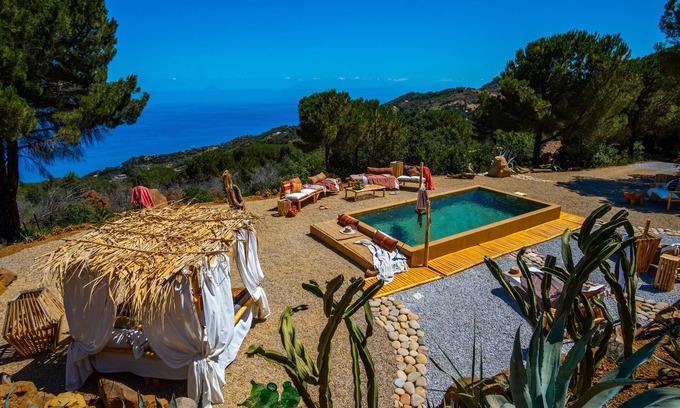 Cefalu Villa | TERRE DI BEA EXCLUSIVE COTTAGE BY THE SEA PRIVATE POOL MAJESTIC PANORAMIC VIEW
