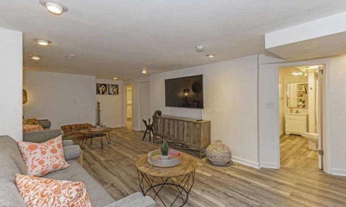 University Heights House | The Bohemian-Vibrant home blocks from Kinnick/UIHC