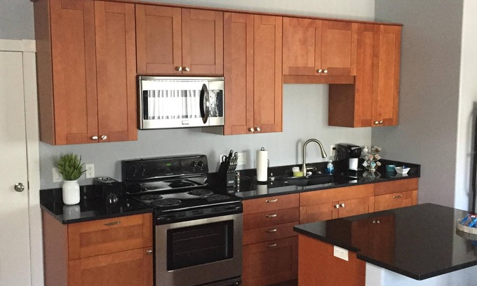 Iola Apartment | The Bowlus Suite on the historic square in Iola, Kansas.
