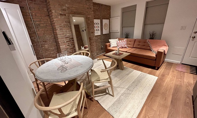 Jersey City Apartment | The Brick Flat - Stylish stay ~20 min from Manhattan