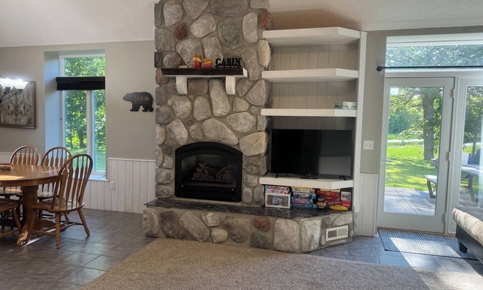 Squaw Lake Cabin | The Cabin: Fireplace RiverFront Pet Friendly Trails Dock