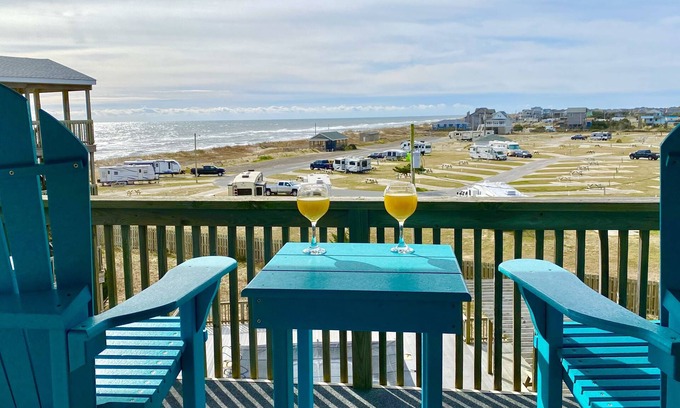Rodanthe Condo | “The Cape” TOP FLOOR In Oceanfront Resort Rodanthe Condos